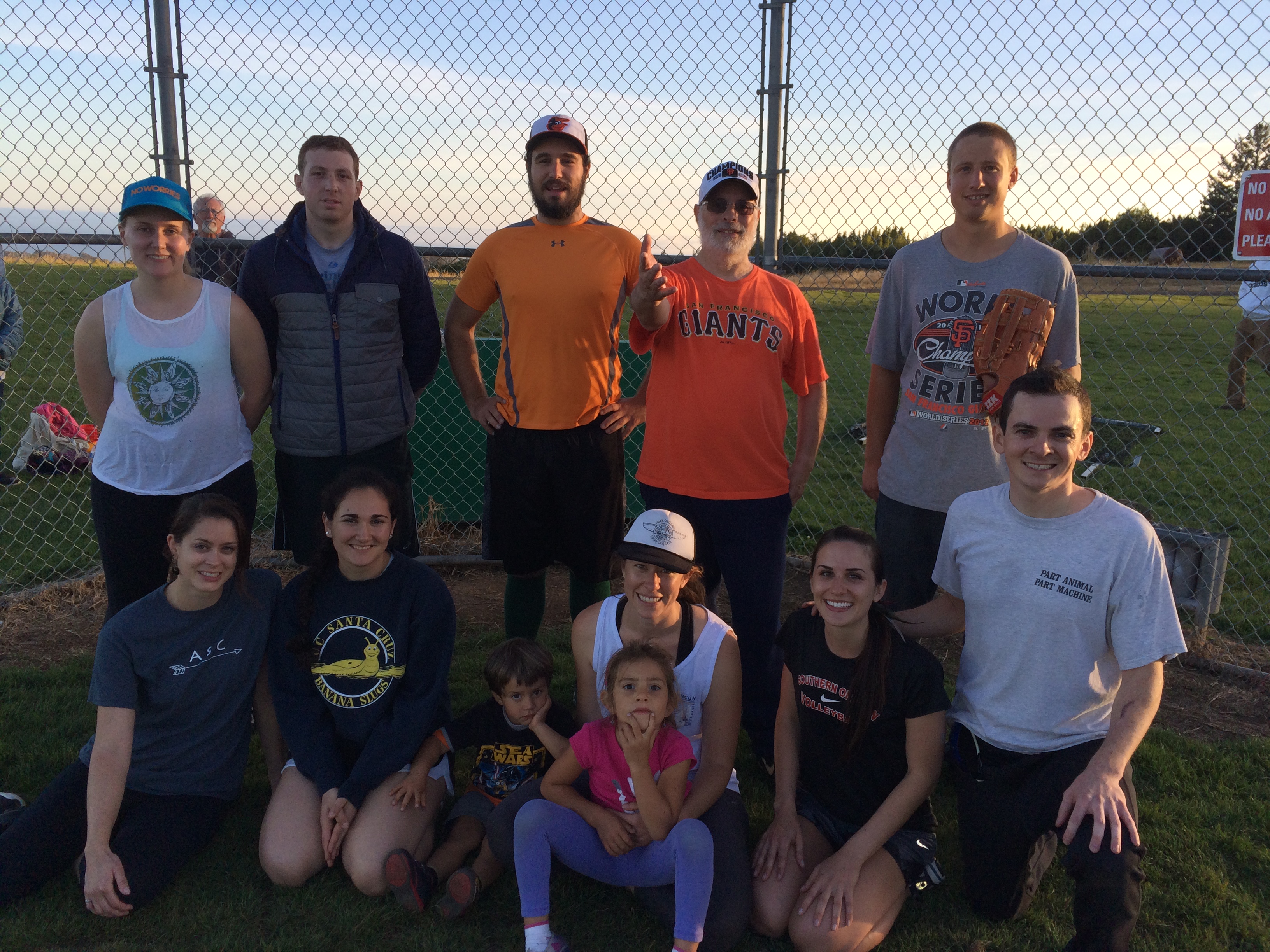 Spring 2015 Coed Softball Team