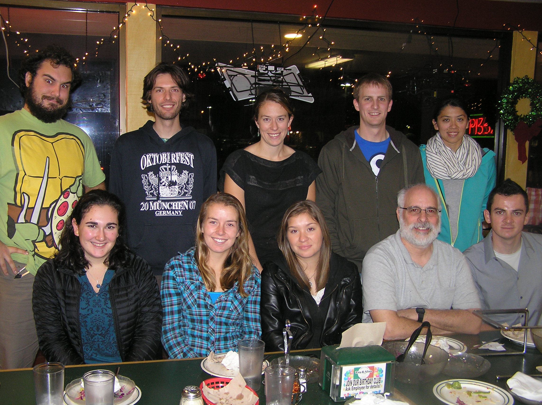Fall 2012 Coed Softball Team