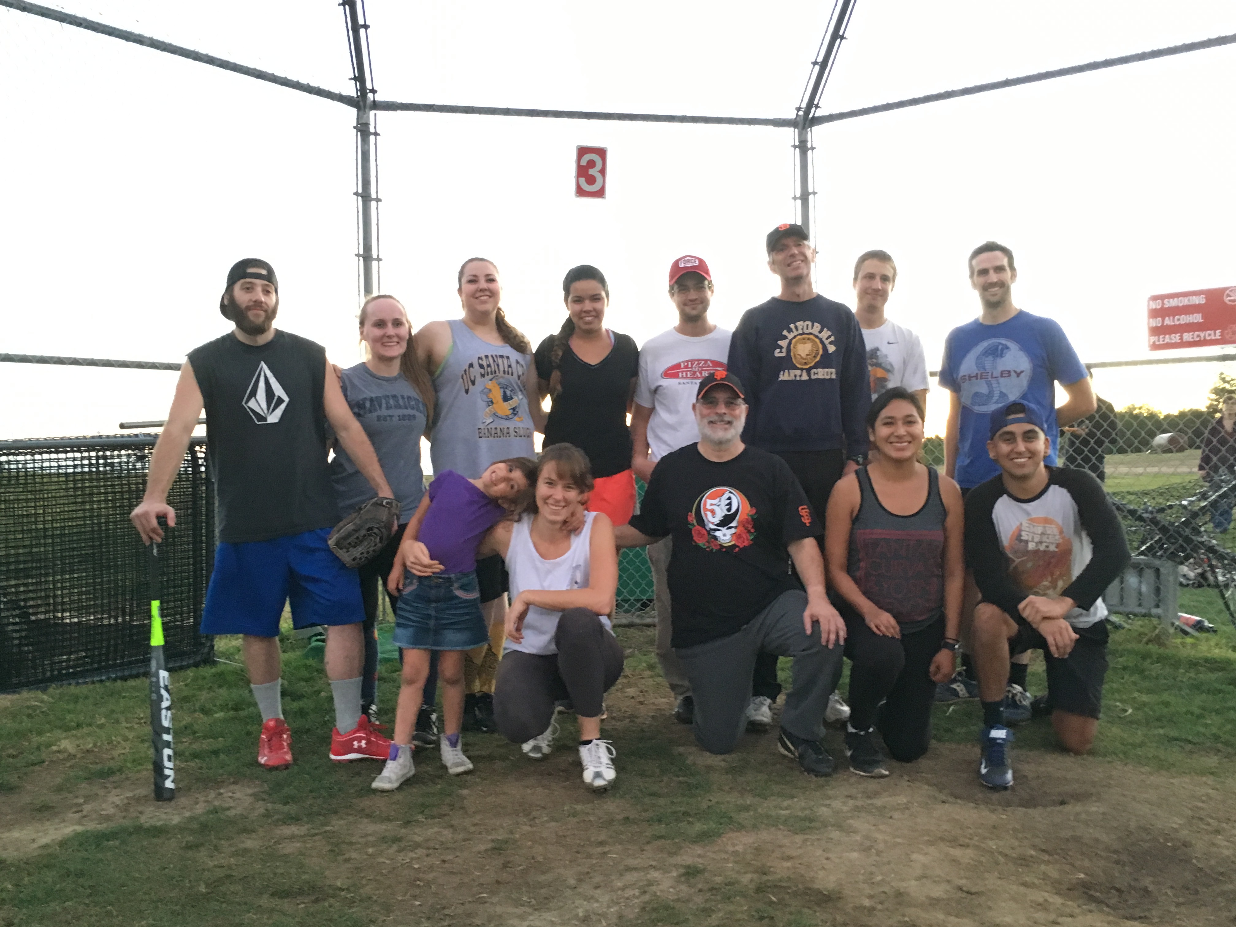 Fall 2015 Coed Softball Team