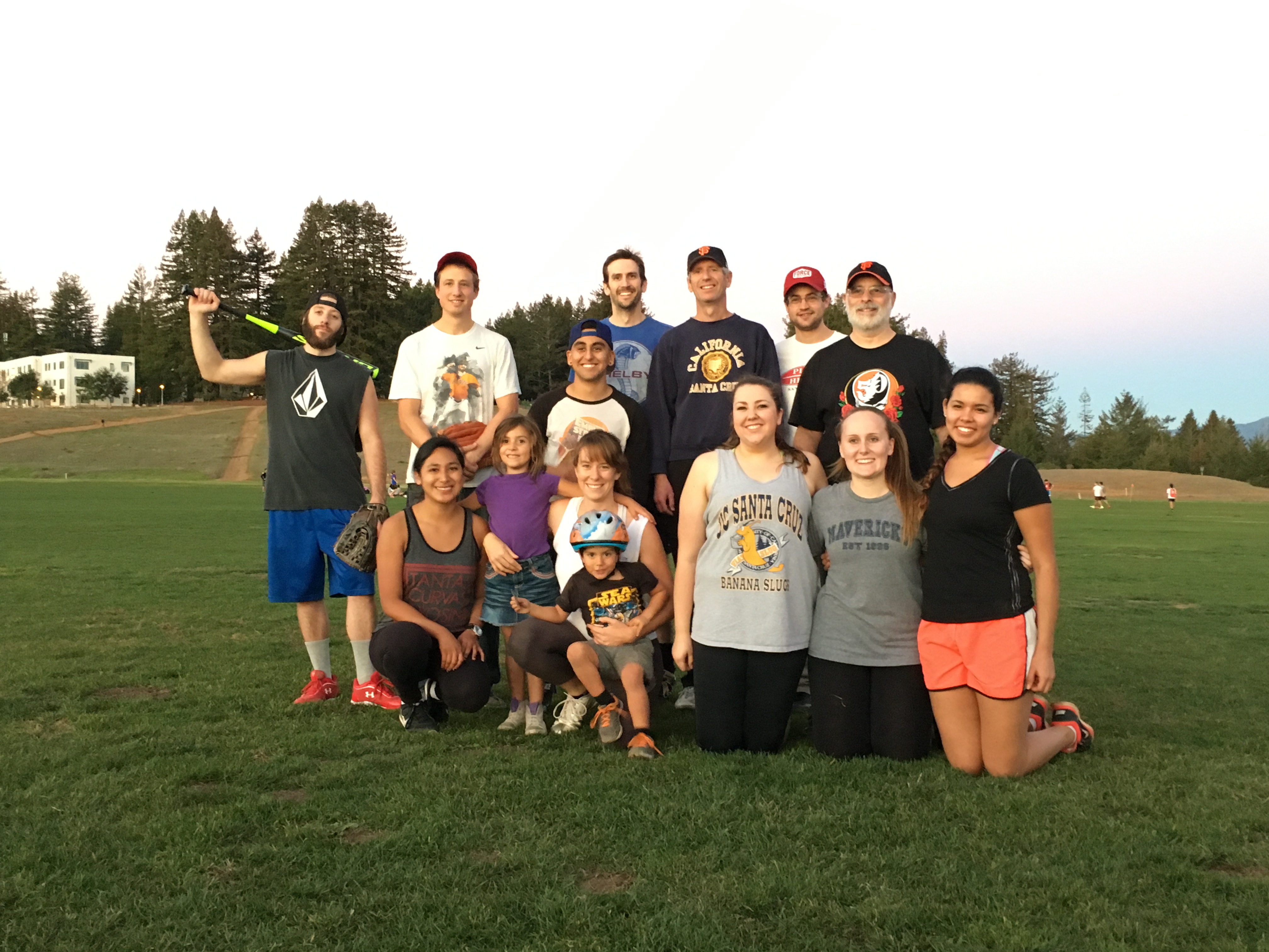 Fall 2015 Coed Softball Team