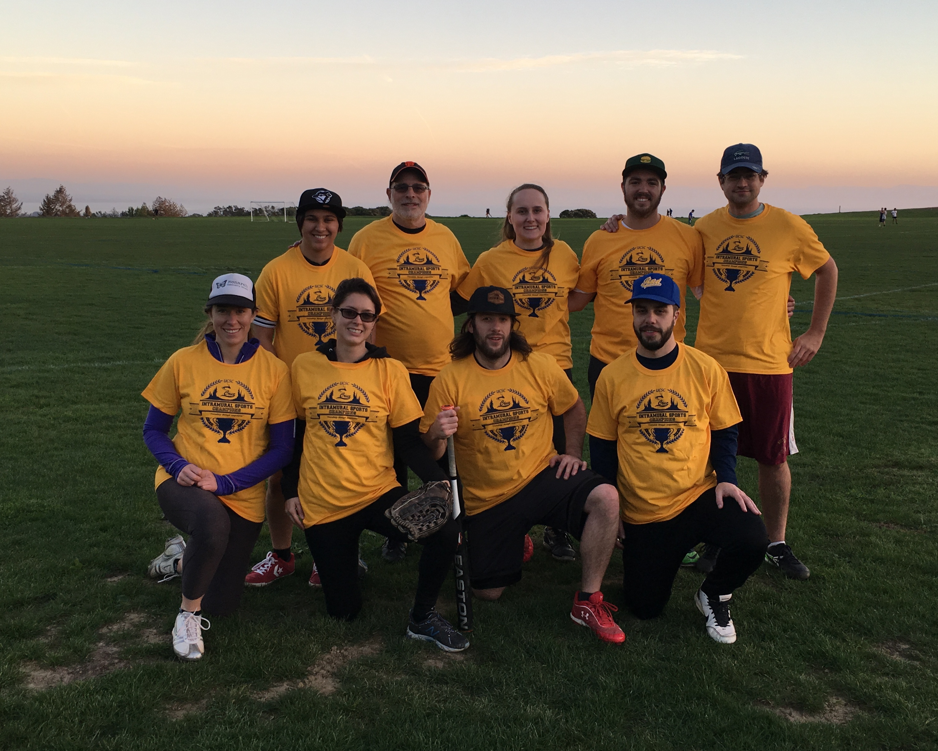 The Fall 2016 Coed Softball Championship Re-Entry Team