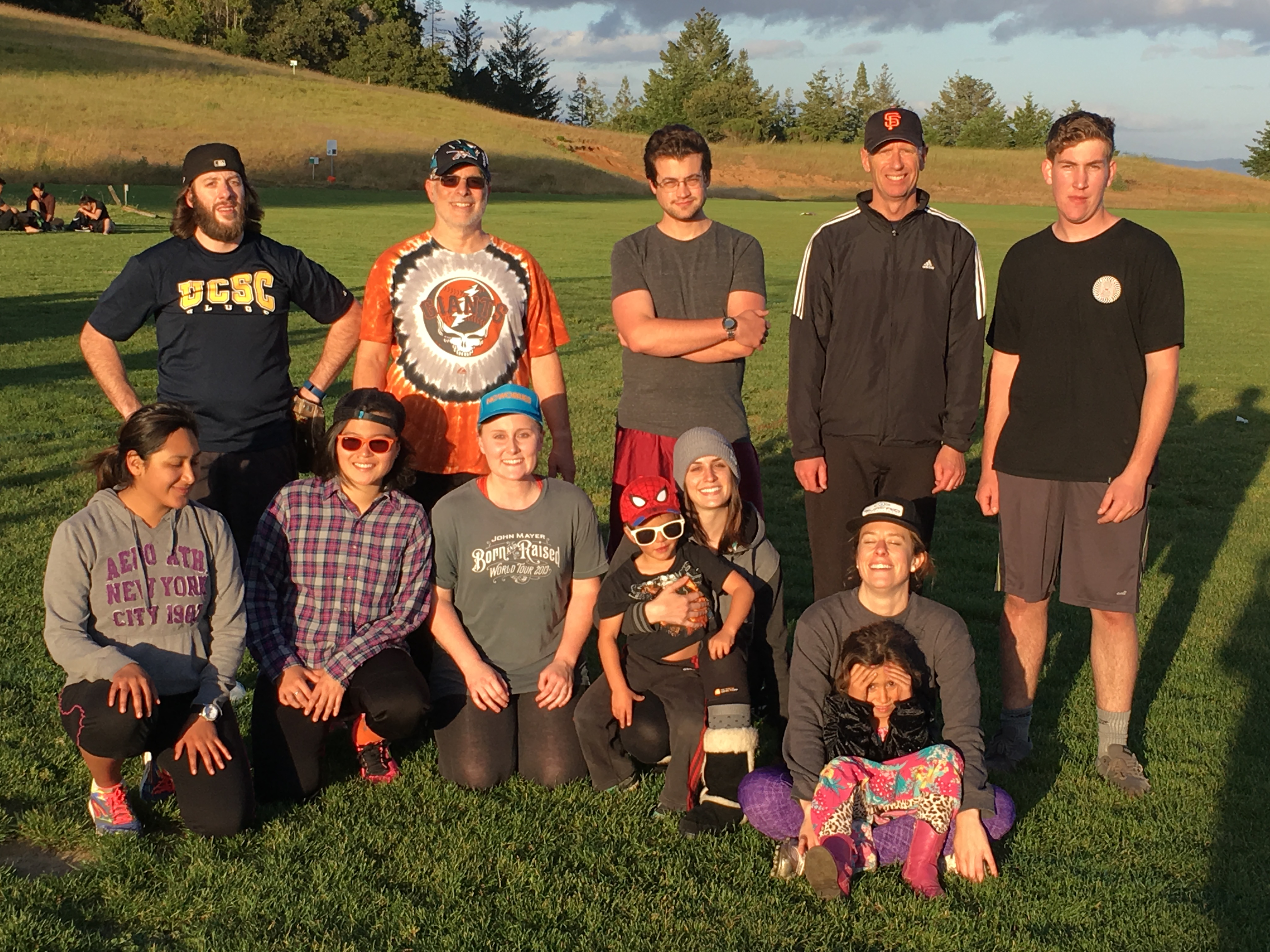 Spring 2016 Coed Softball Team