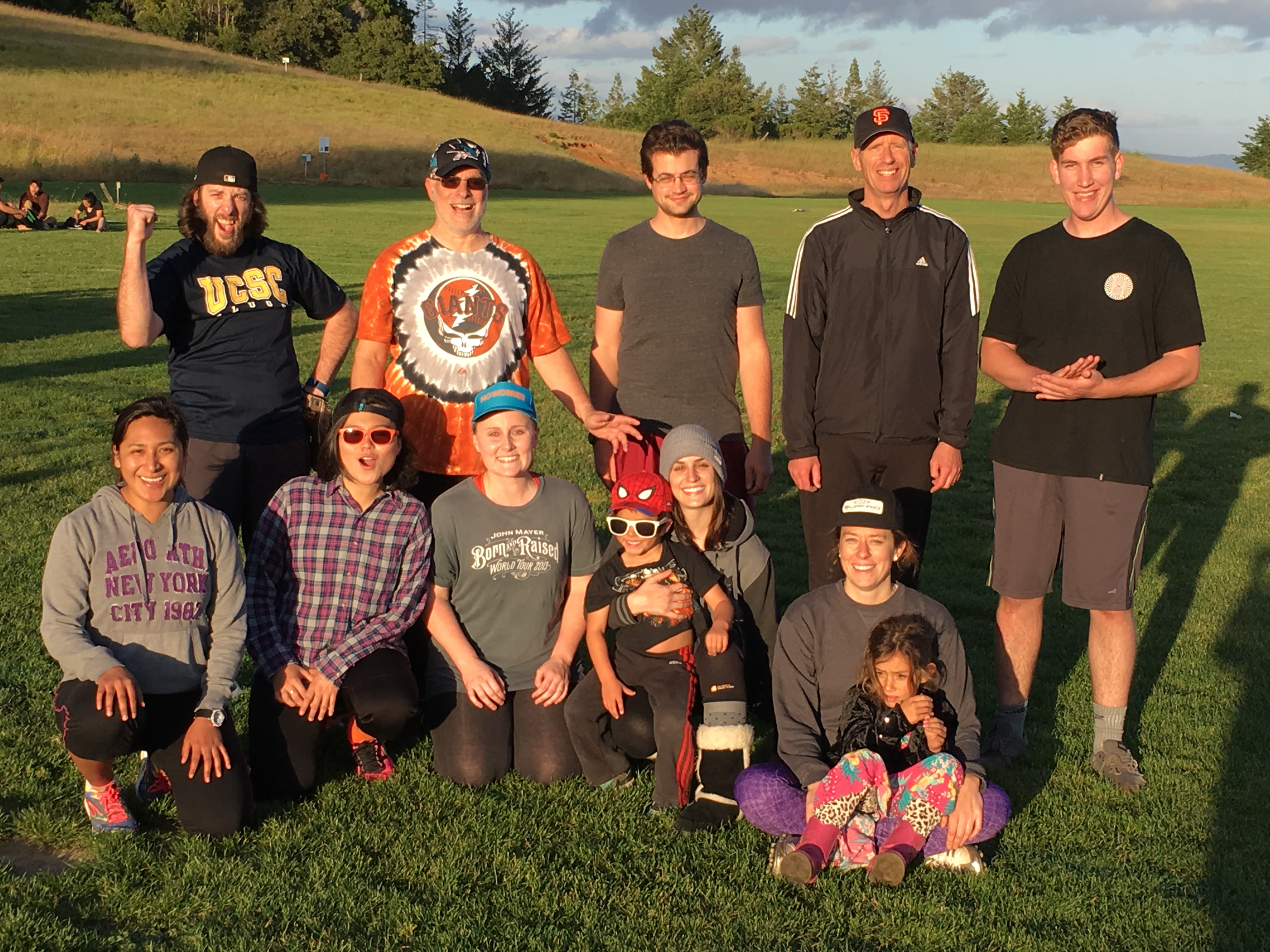 Spring 2016 Coed Softball Team