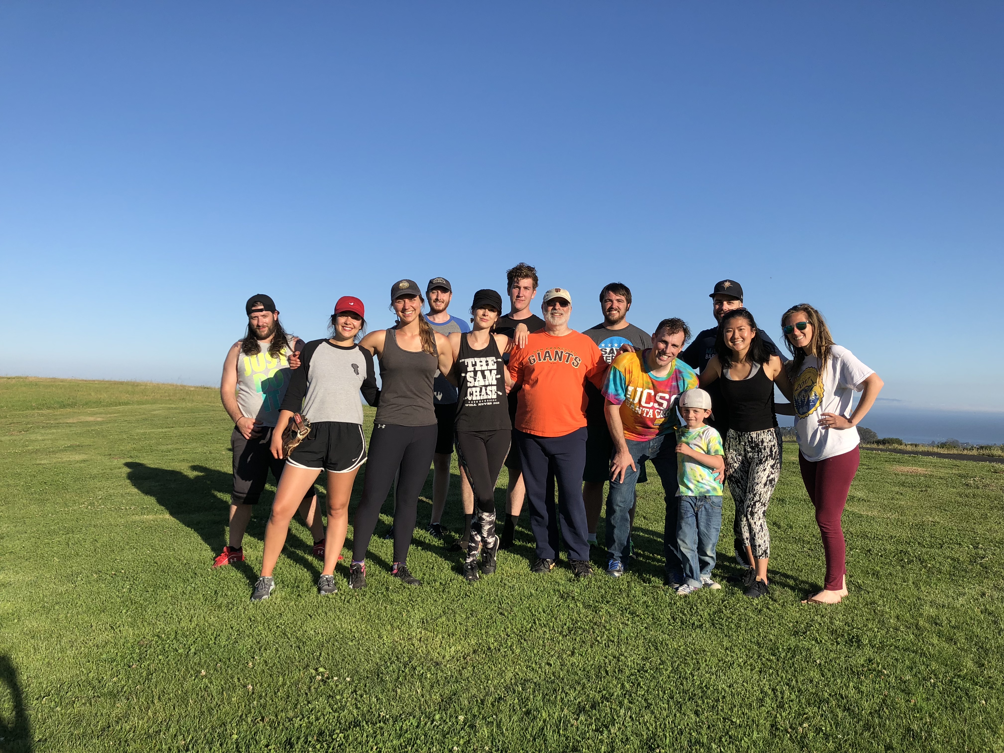 Spring 2018 Coed Softball Team