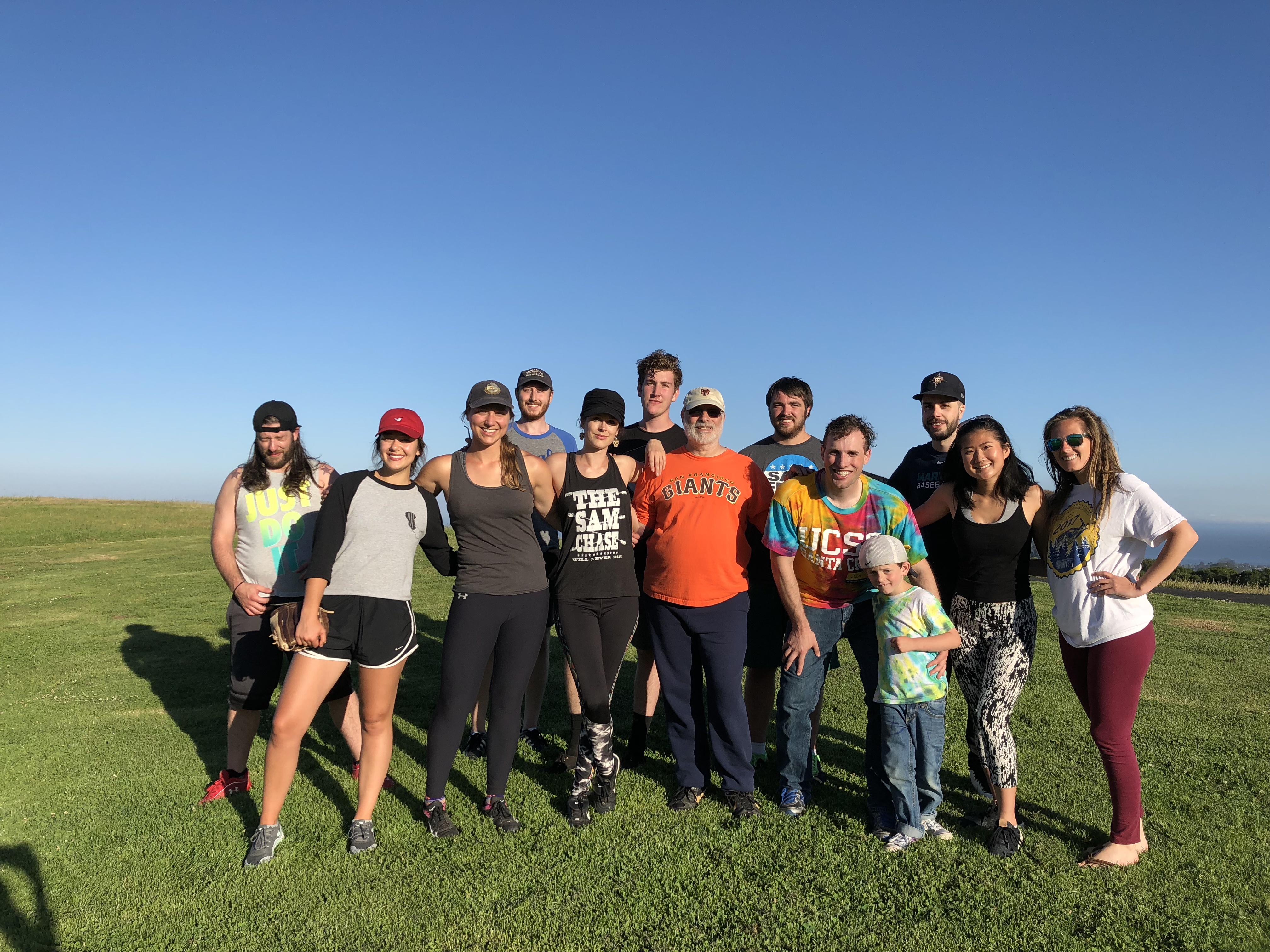 Spring 2018 Coed Softball Team